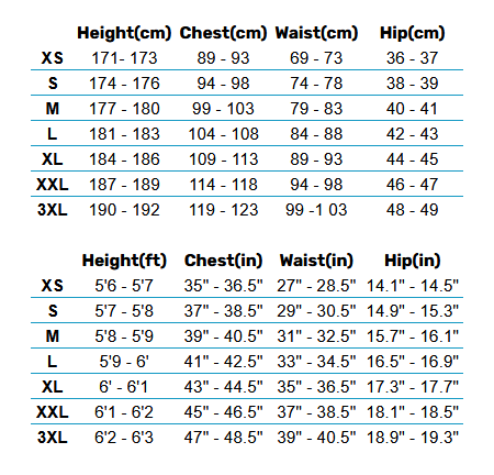 2025 Quiksilver Mens Tops Rash Vests 0 Størrelsesskema